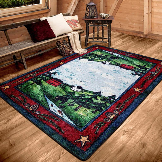 Black Bear Creek Rug – Crackle – detail view