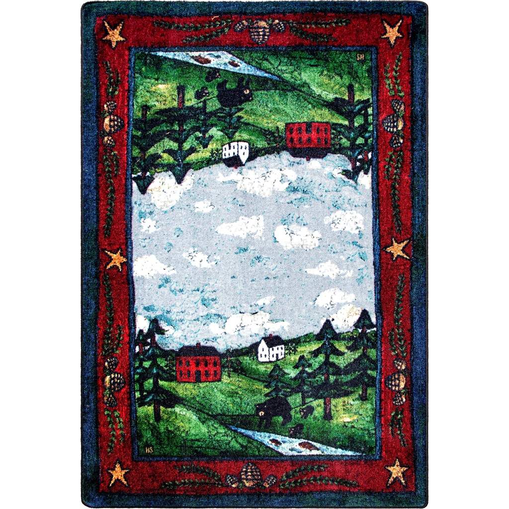 Black Bear Creek Rug – Crackle – full view