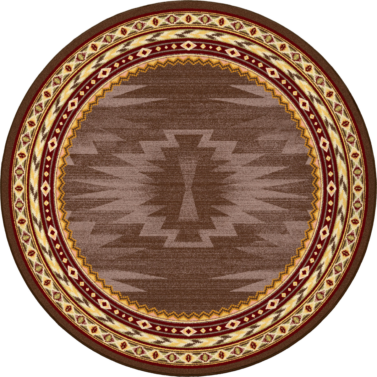 Cinnabar Rug – Star – close up