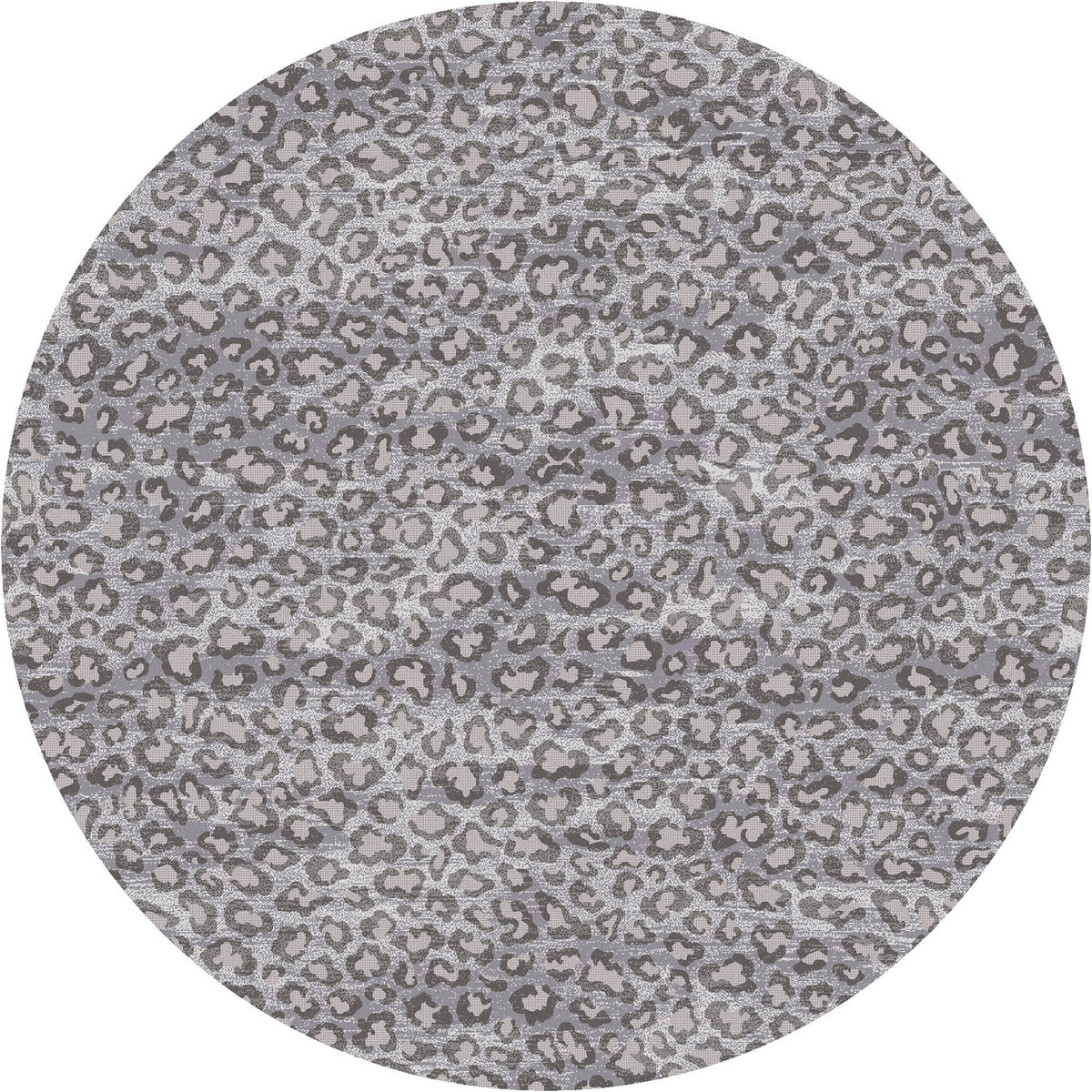 Snow Leopard Rug – Natural – close up