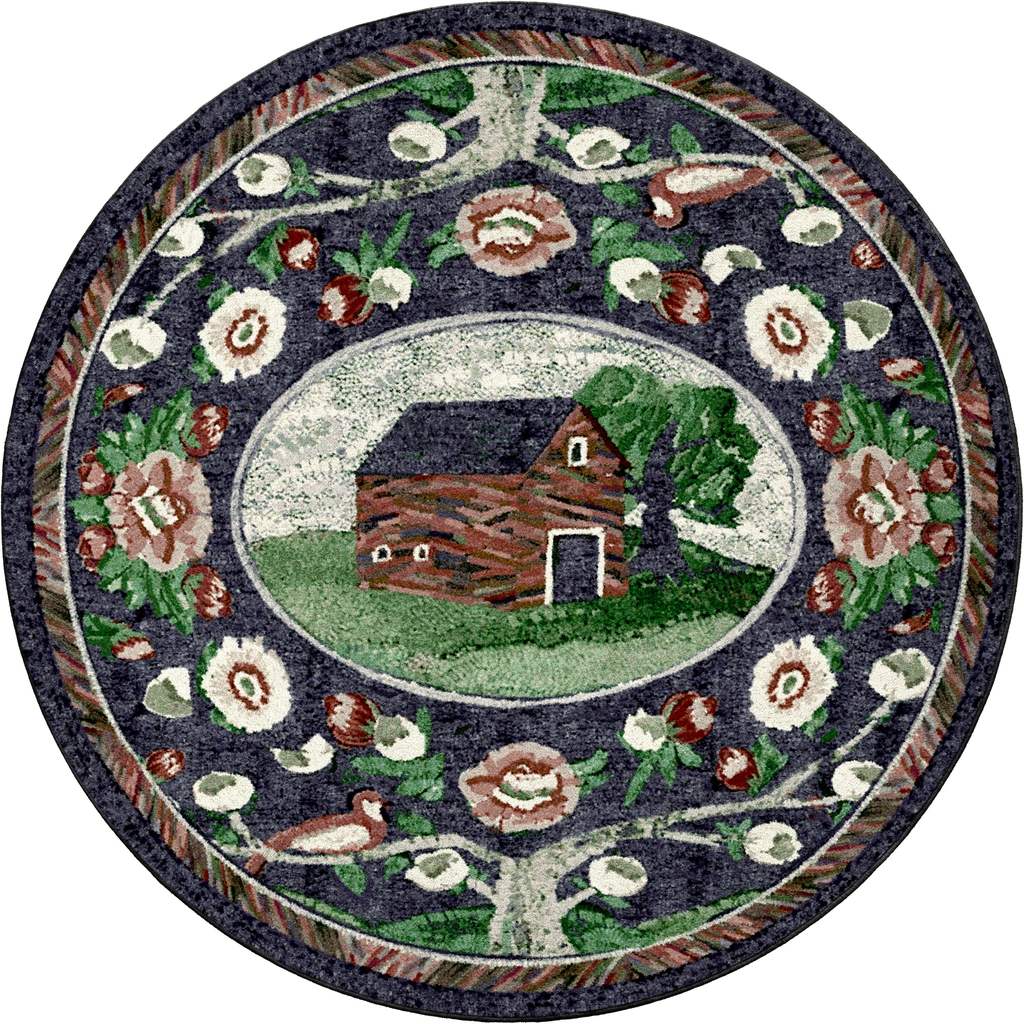 Home Sewn Rug – Midnight – alternate view