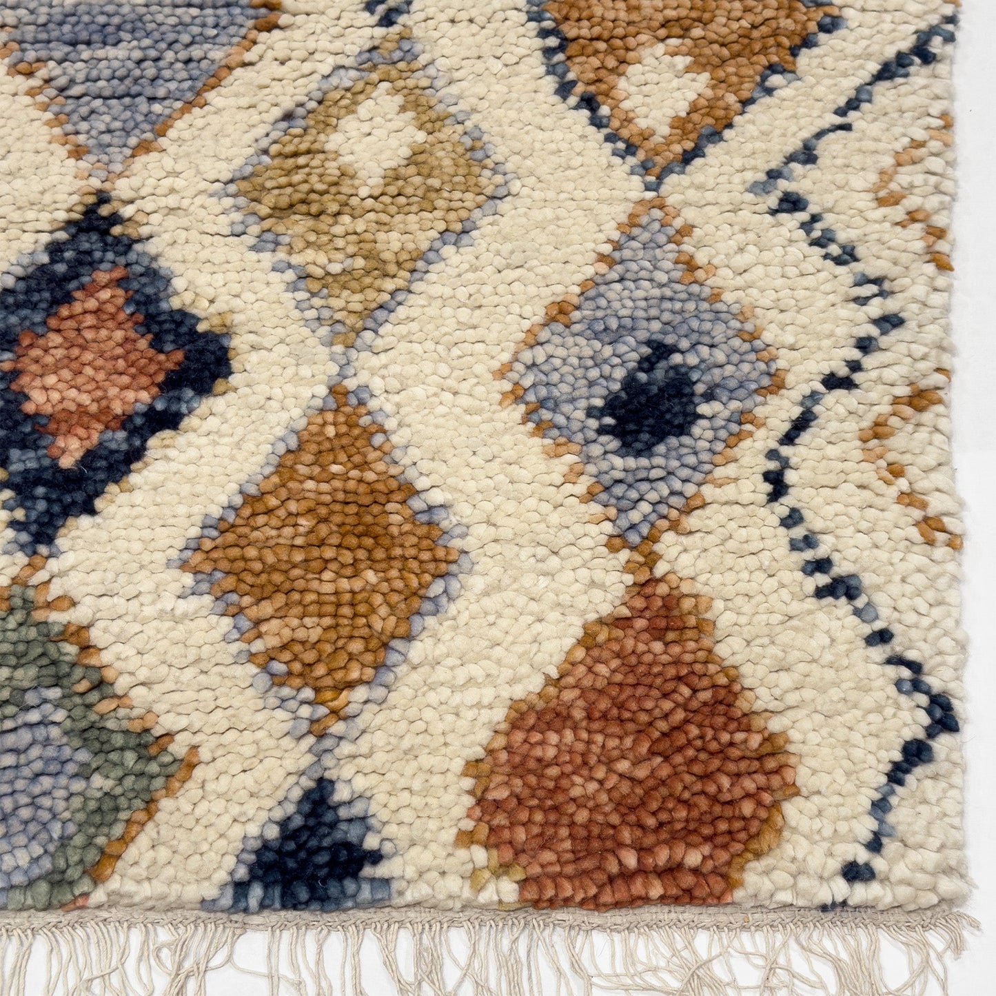 Capel Morocco Area Rug - Cream Multi - Corner View