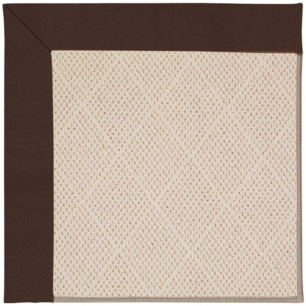 Creative Concepts Rug – White Wicker Canvas Bay Brown – room setting