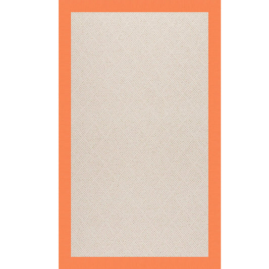 Creative Concepts-White Wicker Canvas Tangerine