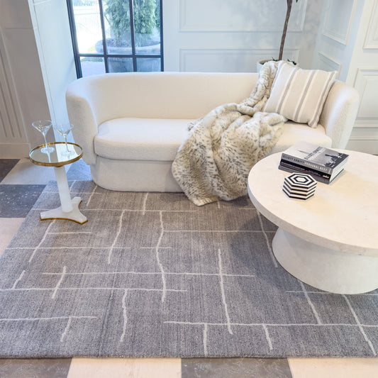 Capel Zara Area Rug - Gray - Lifestyle View