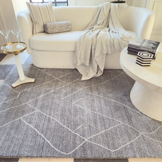 Capel Zara Area Rug - Dove Gray - Lifestyle View