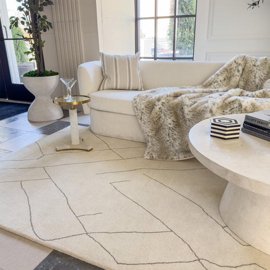 Capel Zara Area Rug - Beige - Lifestyle View