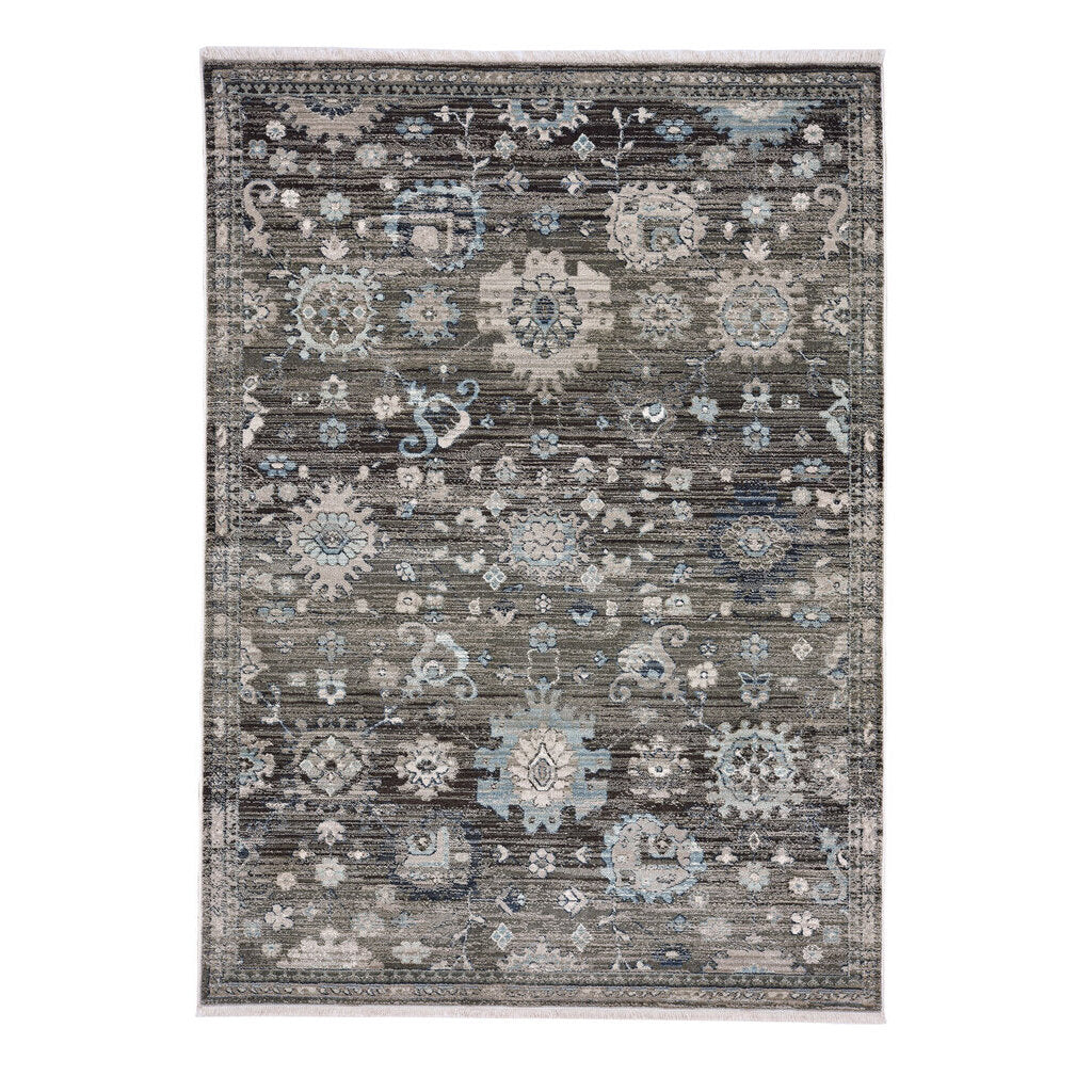 Alden Rug – Ushak Shadow – cabin lodge area rug