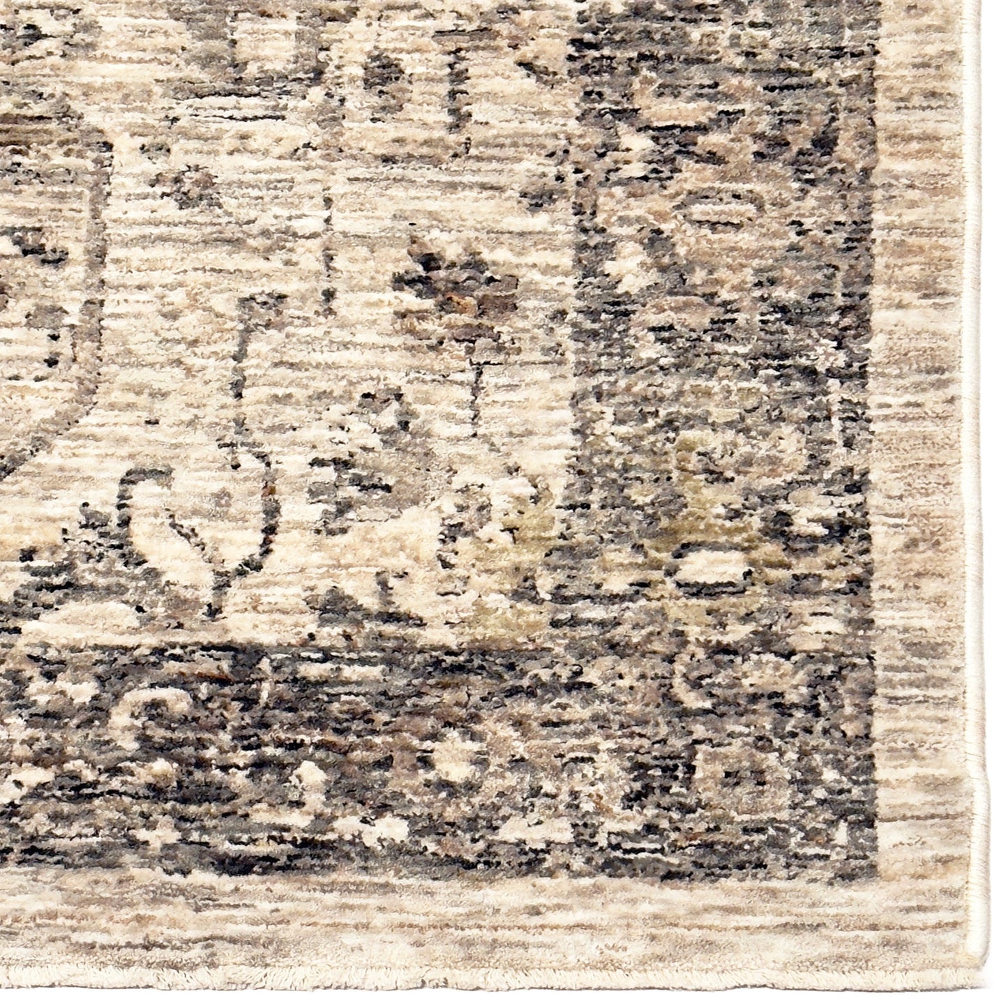Capel Great Horn-Heriz Area Rug - Tan - Corner View
