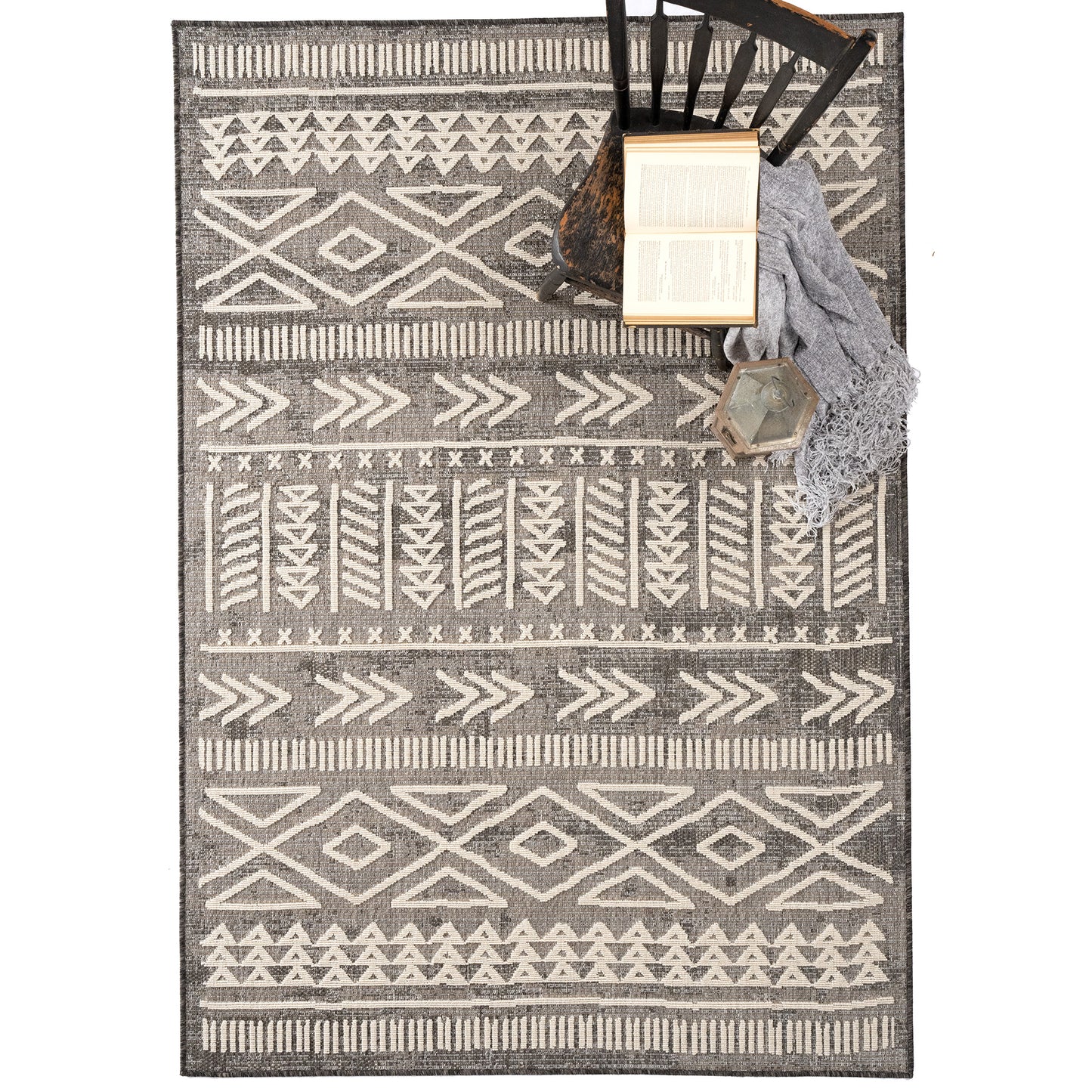 Retreat Rug – Lodge Smoke – detail view