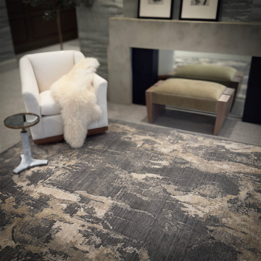 Capel Enchanted Area Rug - Smoke - Lifestyle View