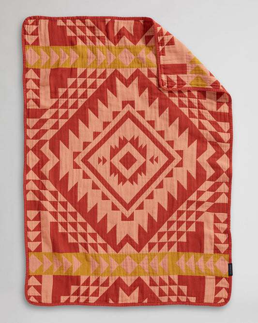Smith Rock Organic Cotton Baby Blanket | Clay