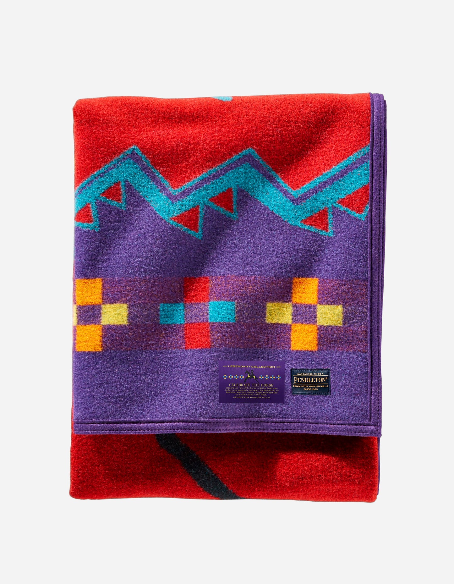 Celebrate The Horse Blanket | Red Multi
