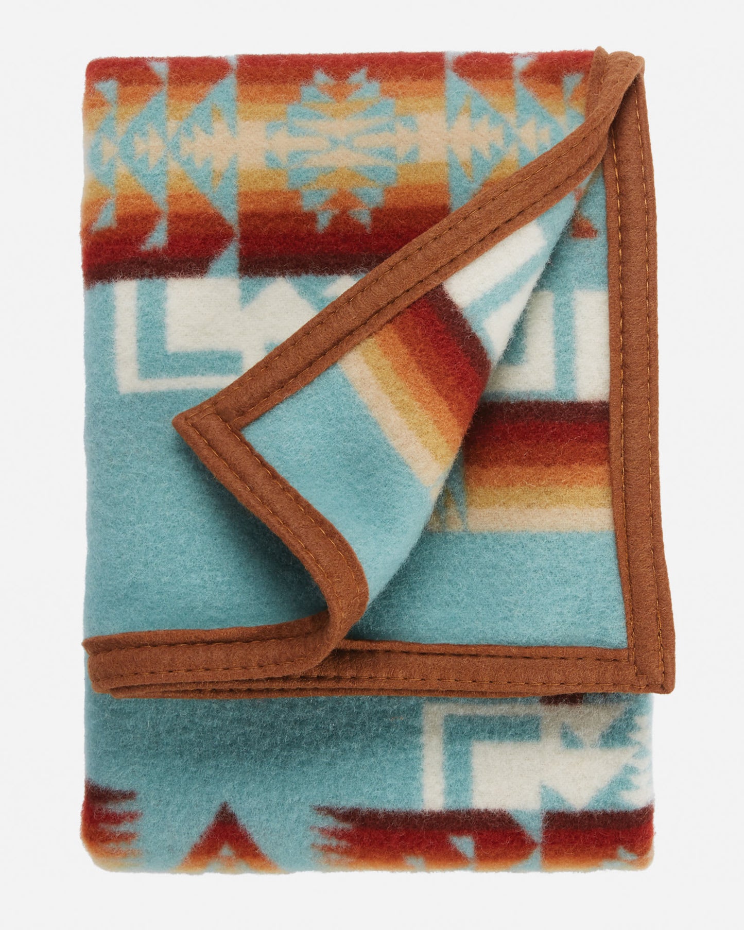 Chief Joseph Crib Blanket | Aqua