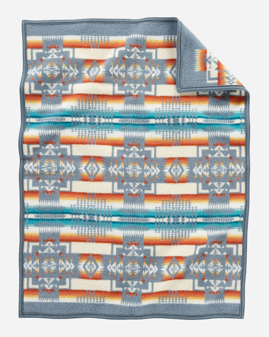 Chief Joseph Crib Blanket | Slate