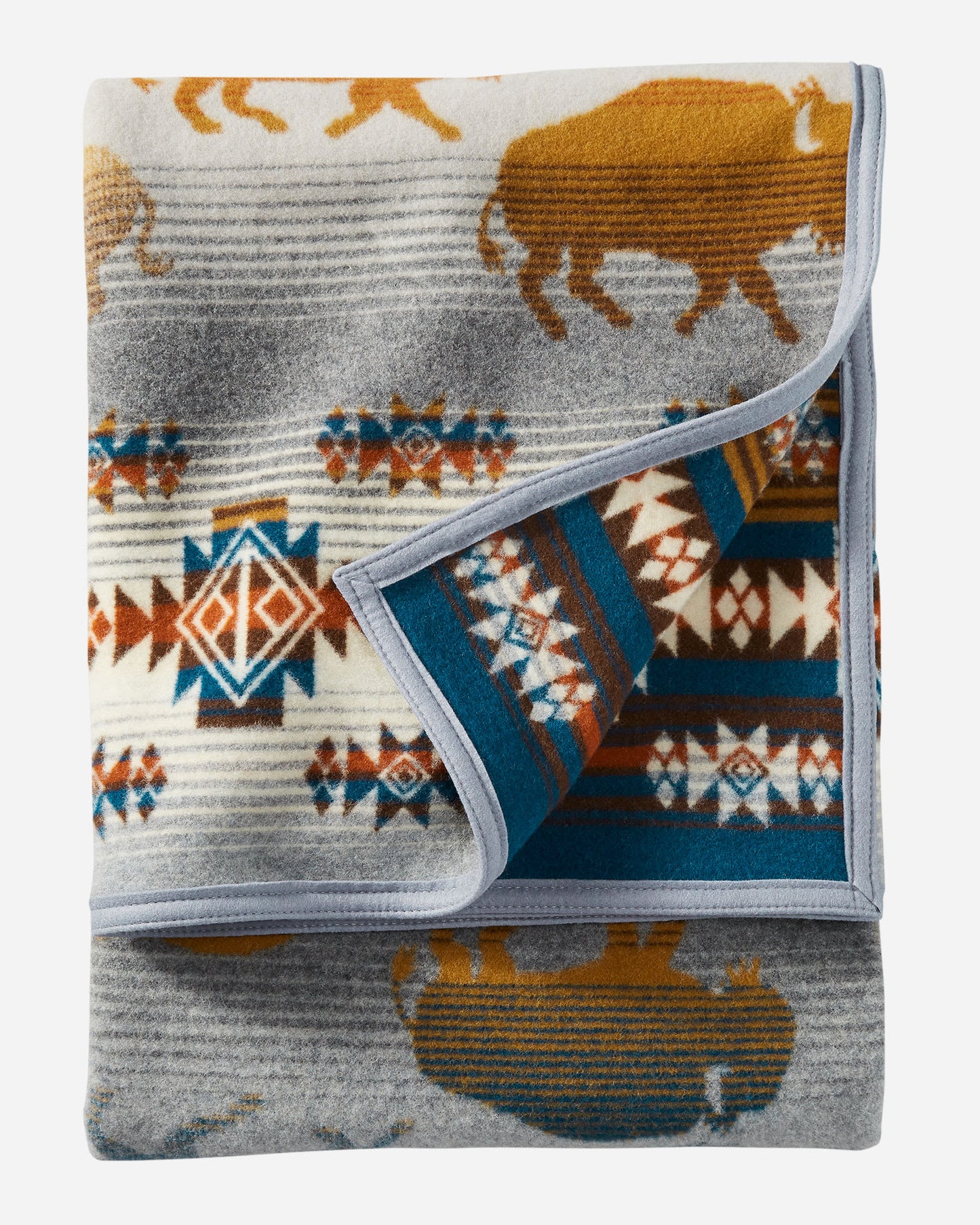 Prairie Rush Hour Throw | Grey Buffalo