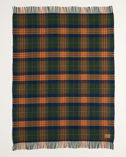 Motor Robe Throw With Leather Carrier | Forest Park