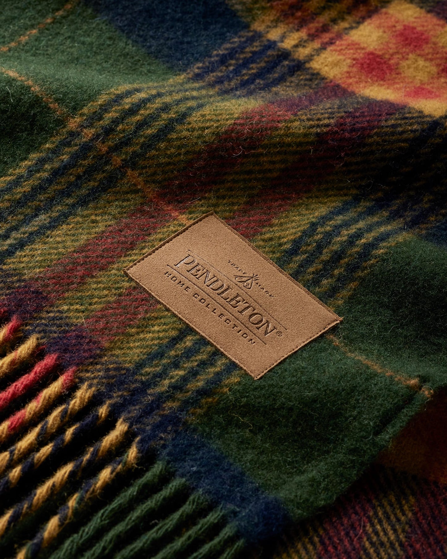 Motor Robe Throw With Leather Carrier | Forest Park