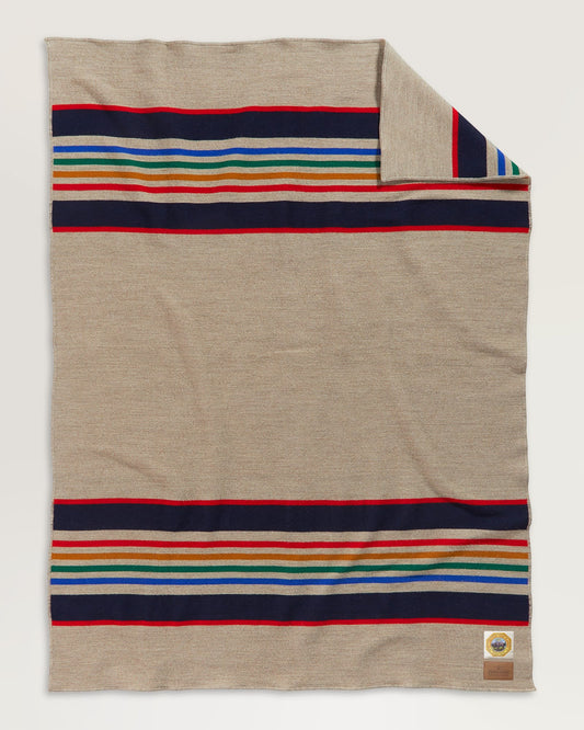 Yellowstone National Park Throw With Carrier | Taupe