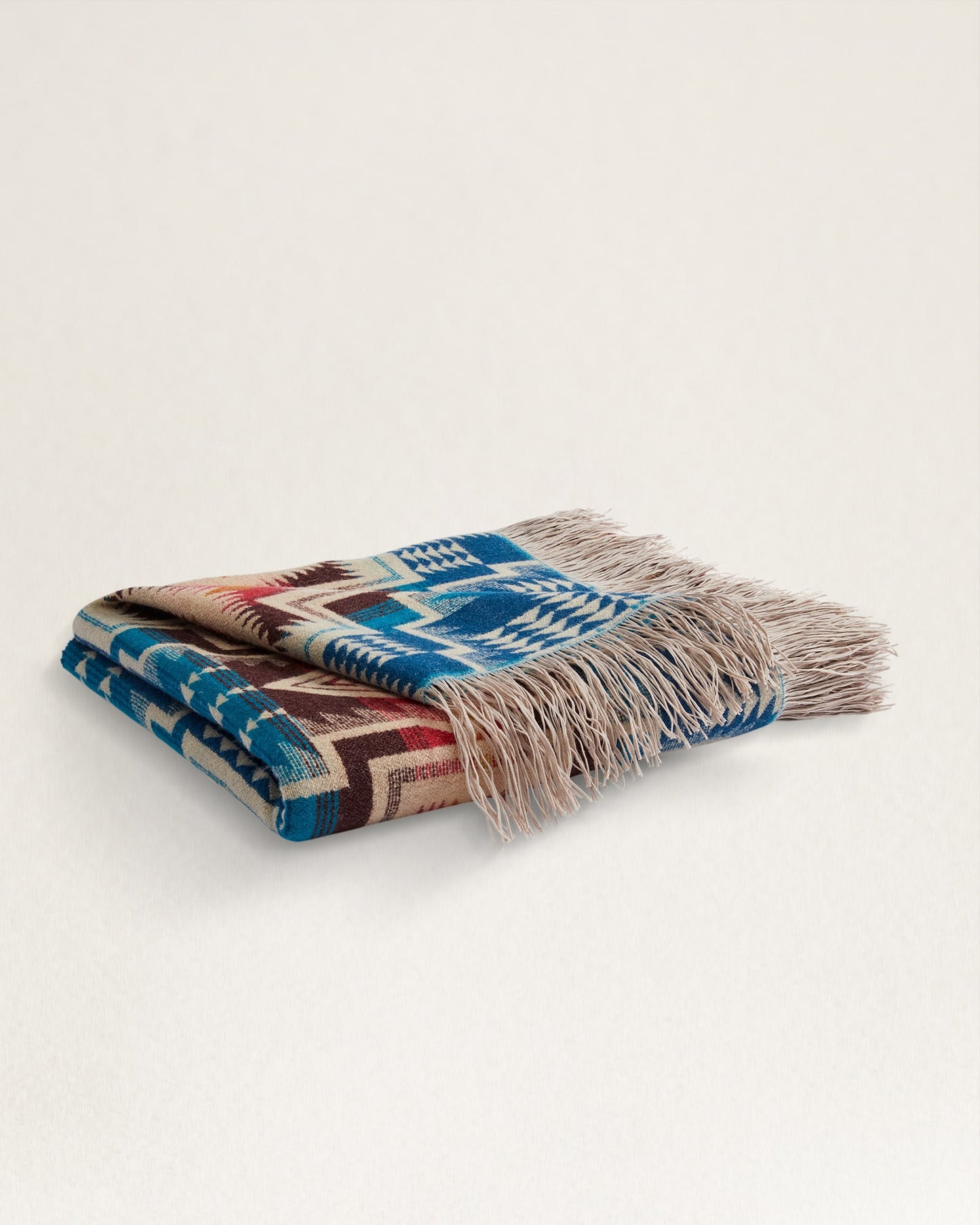 Harding Star Fringed Throw | Royal