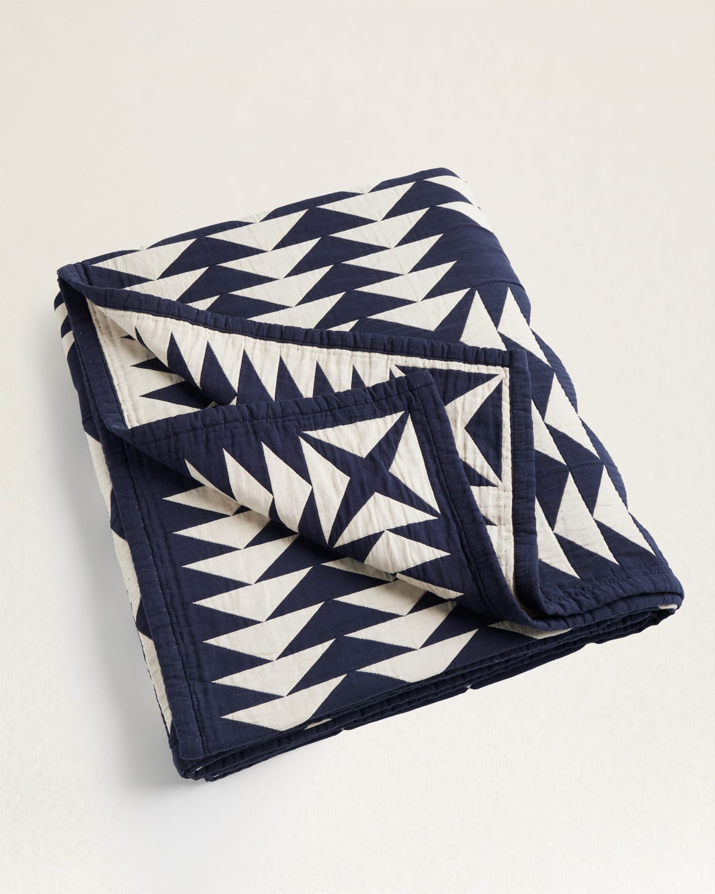 Midnight Nova Cotton Matelasse Coverlet