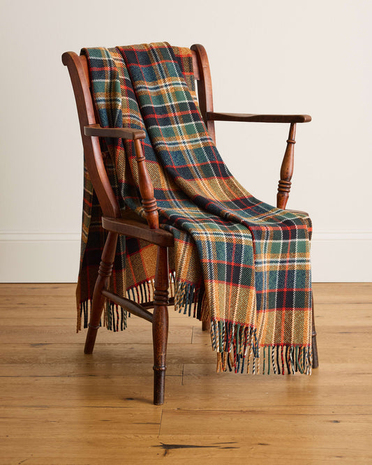 Fireside Throw | Sycamore Gold/Green