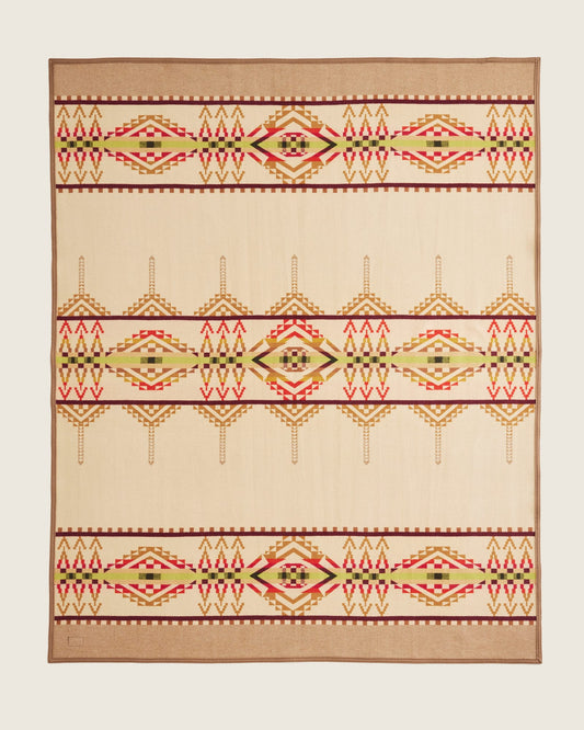 Beacon Rock Blanket | Tan Multi