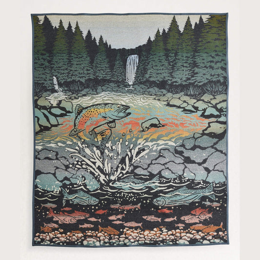 Salmon Falls Twin Blanket - Retreat Home Furniture