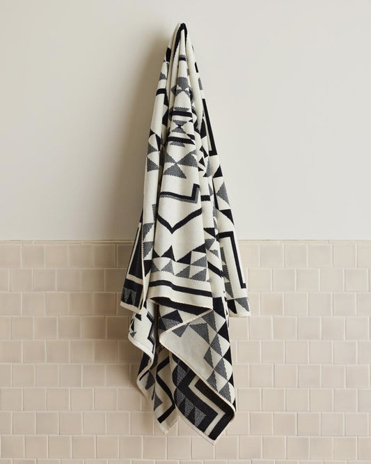 Oxbow Spa Towel | Black & White