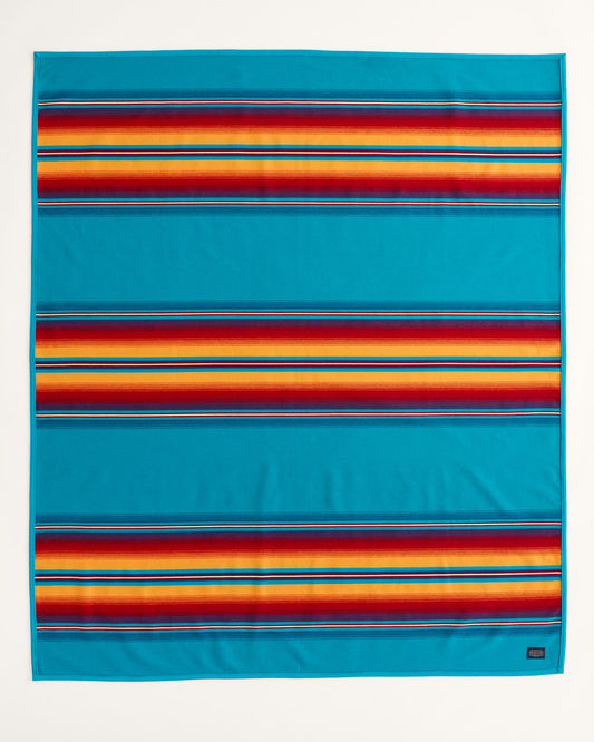 Serape Robe | Turquoise