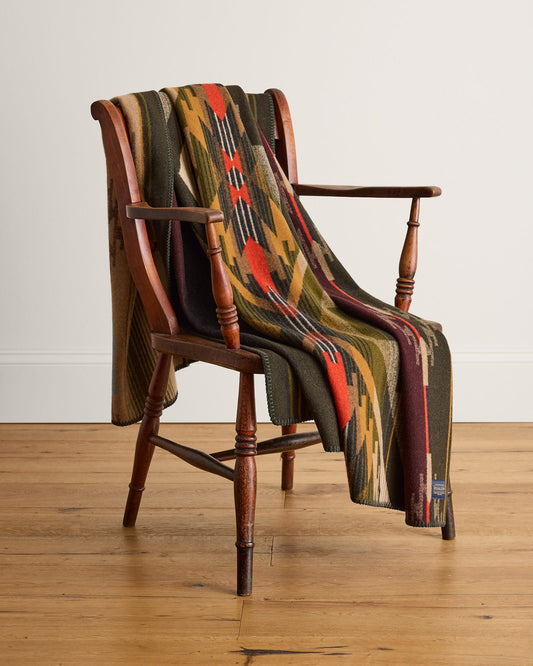 Tumalo Throw | Olive Multi
