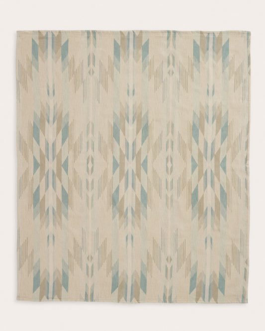 Wyeth Falls/Stripe Organic Cotton Throw Gift Pack | Linen