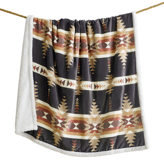 Yosemite Campfire Sherpa Throw