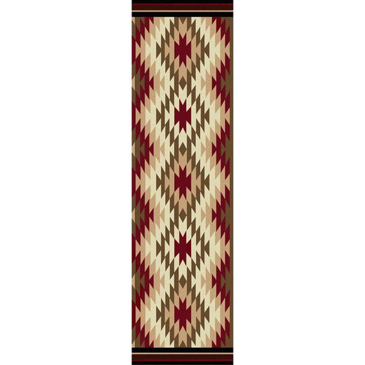 Cosmic Burst Rug – Red – detail view