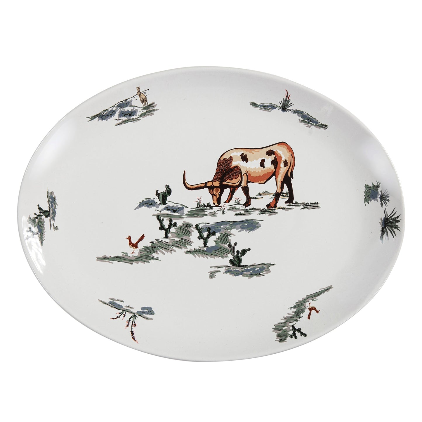 Ranch Life Ceramic Serving Platter, 4 Pc