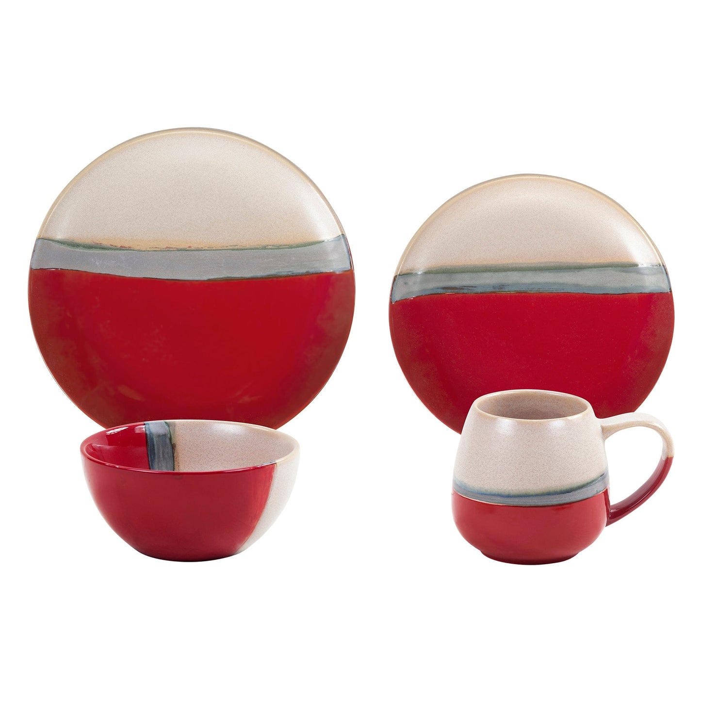 Pasadizo Ceramic Dinnerware Set, 16 Pc