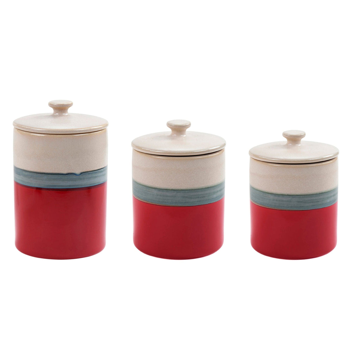Pasadizo Ceramic Canister Set, 6 Pc