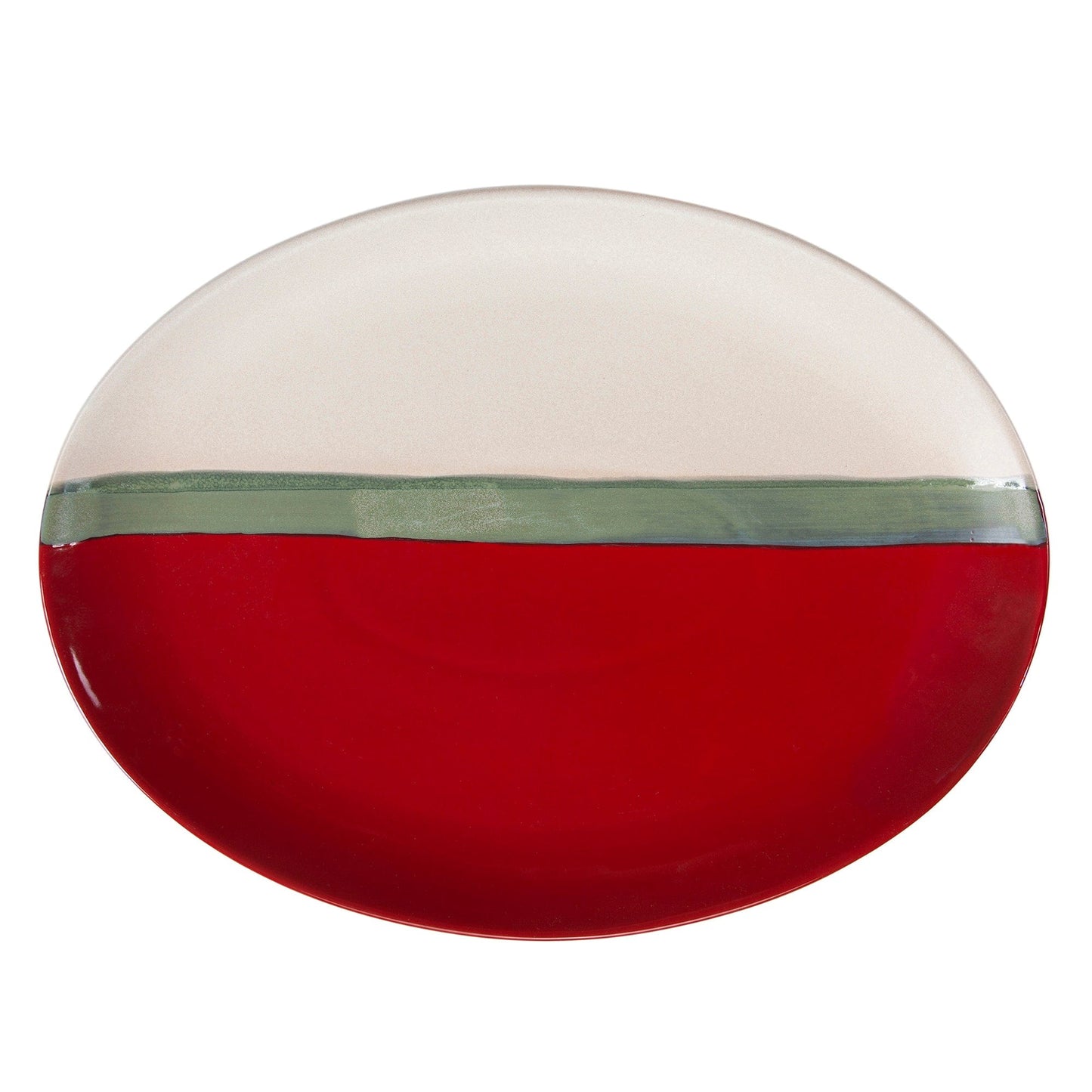 Pasadizo Ceramic Serving Platter Set, 4 Pc