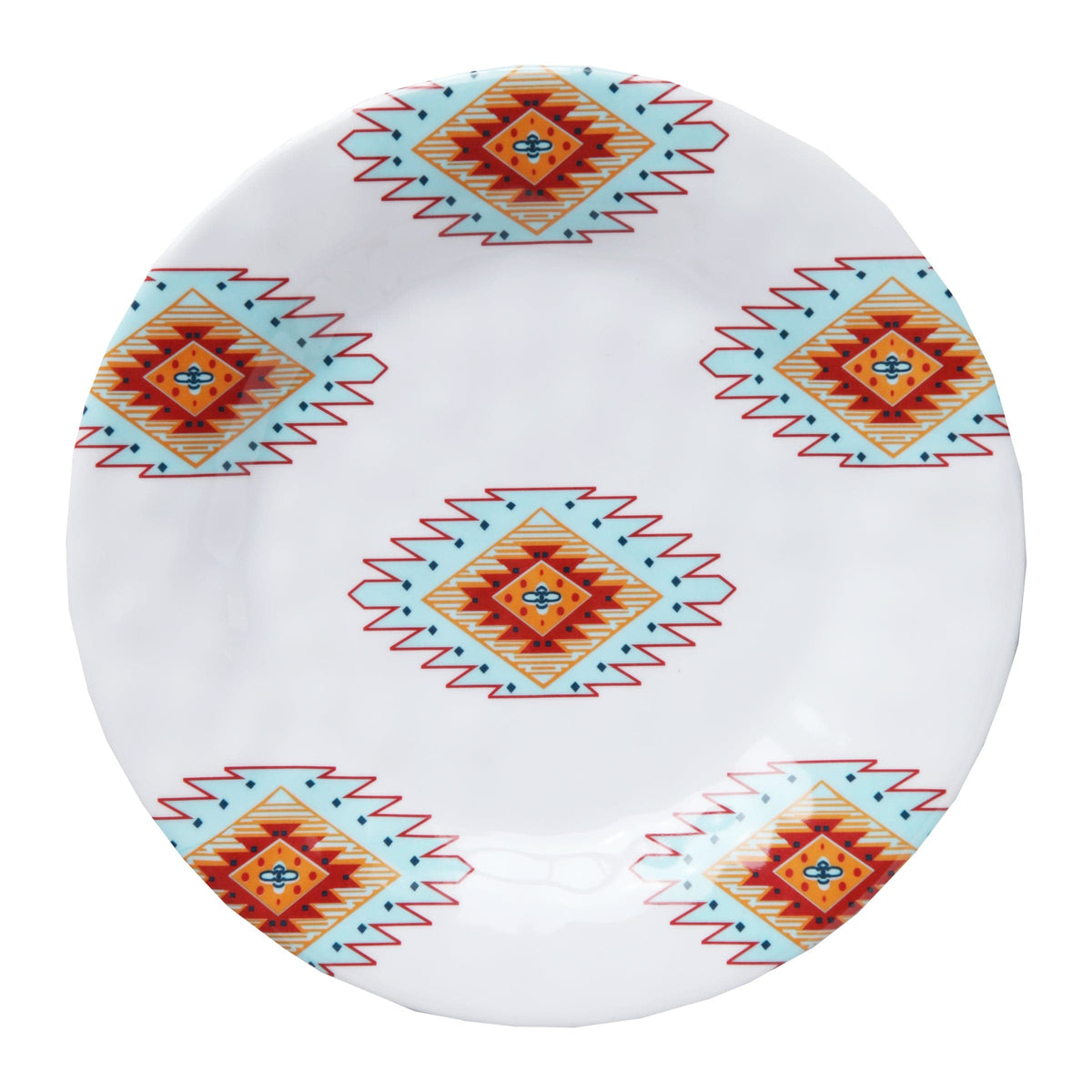 Southwest Melamine Salad Plate Set, 4 Pc