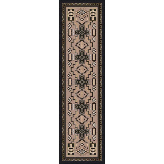 Double Cross Rug – Sandman – detail view