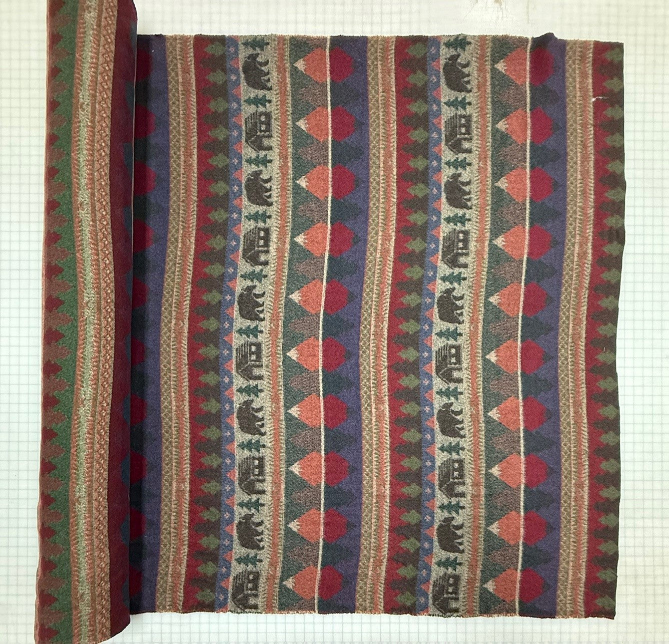 Cabin Bear - Wooded River Fabric by the Yard - Grade 30;Cabin Bear - Wooded River Fabric by the Yard - Grade 30 - View 2