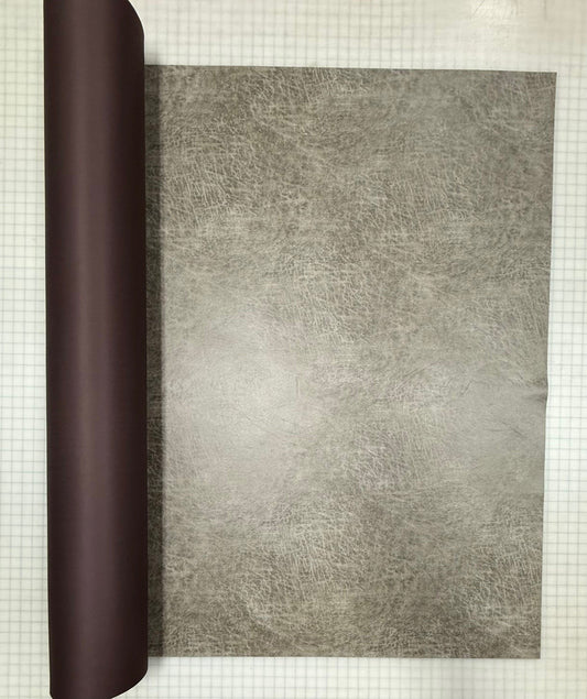 Shale Faux Leather - Wooded River Fabric by the Yard - Grade 10;Shale Faux Leather - Wooded River Fabric by the Yard - Grade 10 - View 2