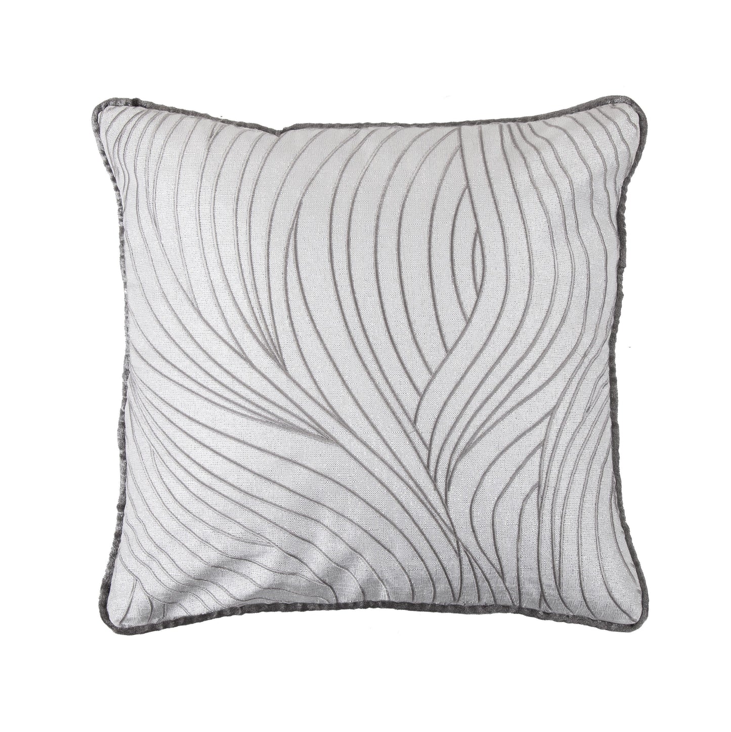 Celeste Wave Reversible Soft Velvet Throw Pillow