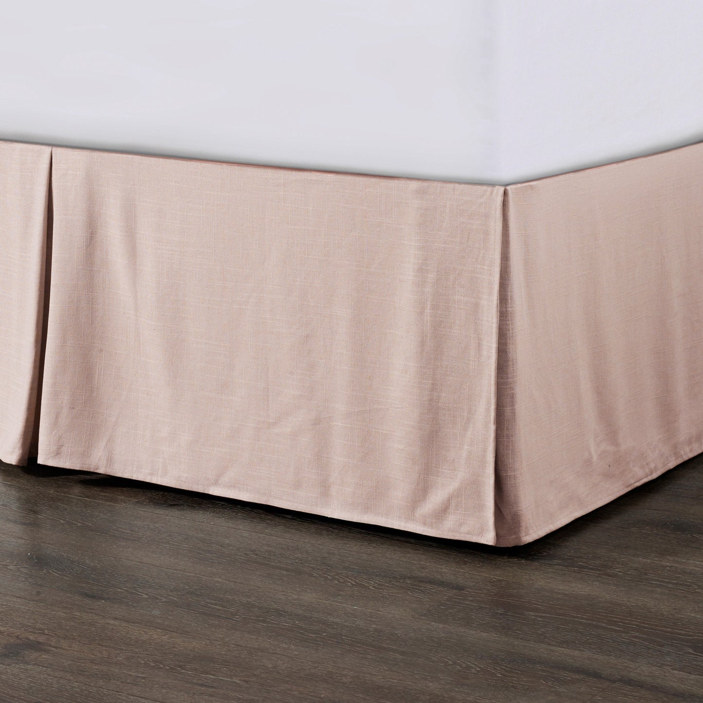 Hera Washed Linen Tailored Bed Skirt