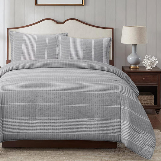 Lane Stripe Duvet Cover Set, 3 Pc