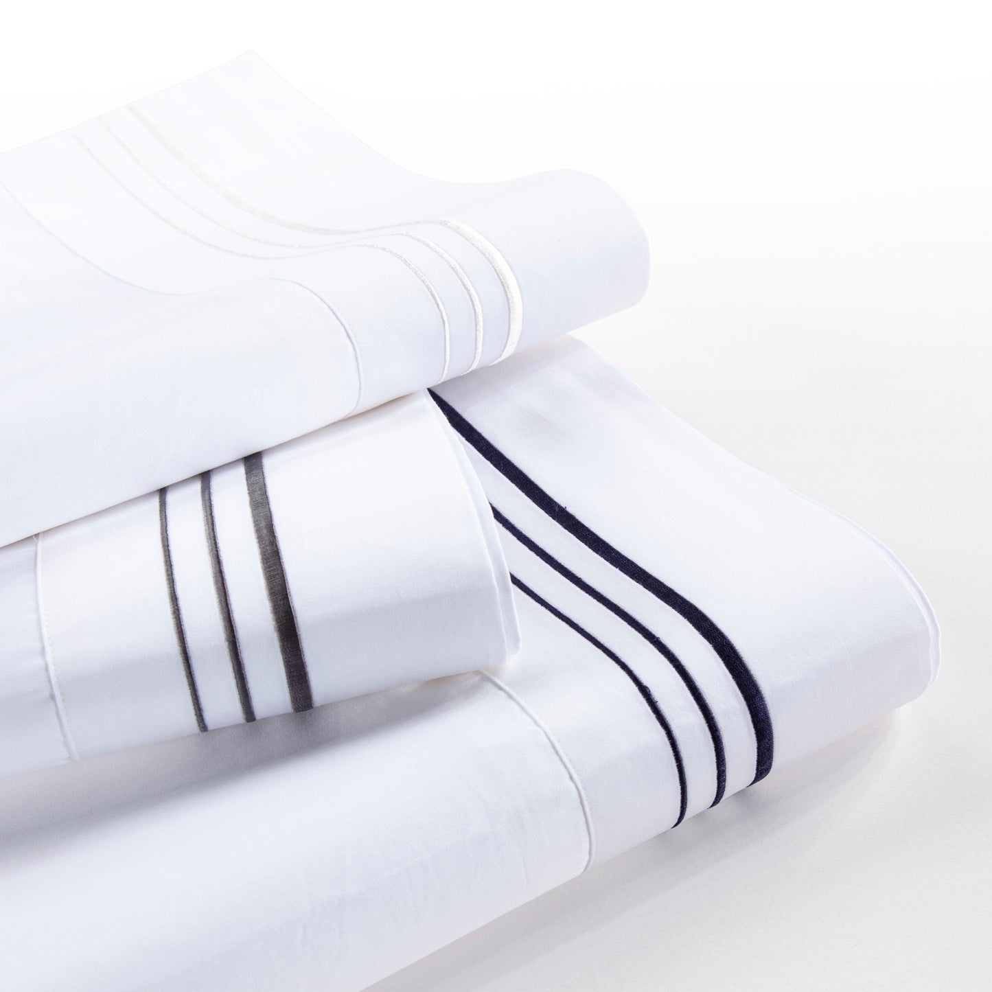 Border Embroidery Duvet Cover Set, 2 Pc