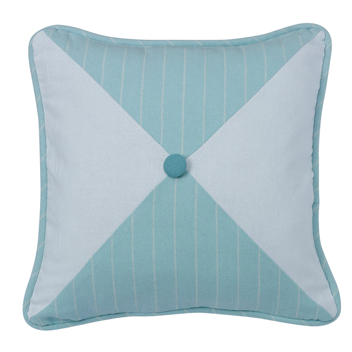 Chevron Print Striped Reversed Pillow