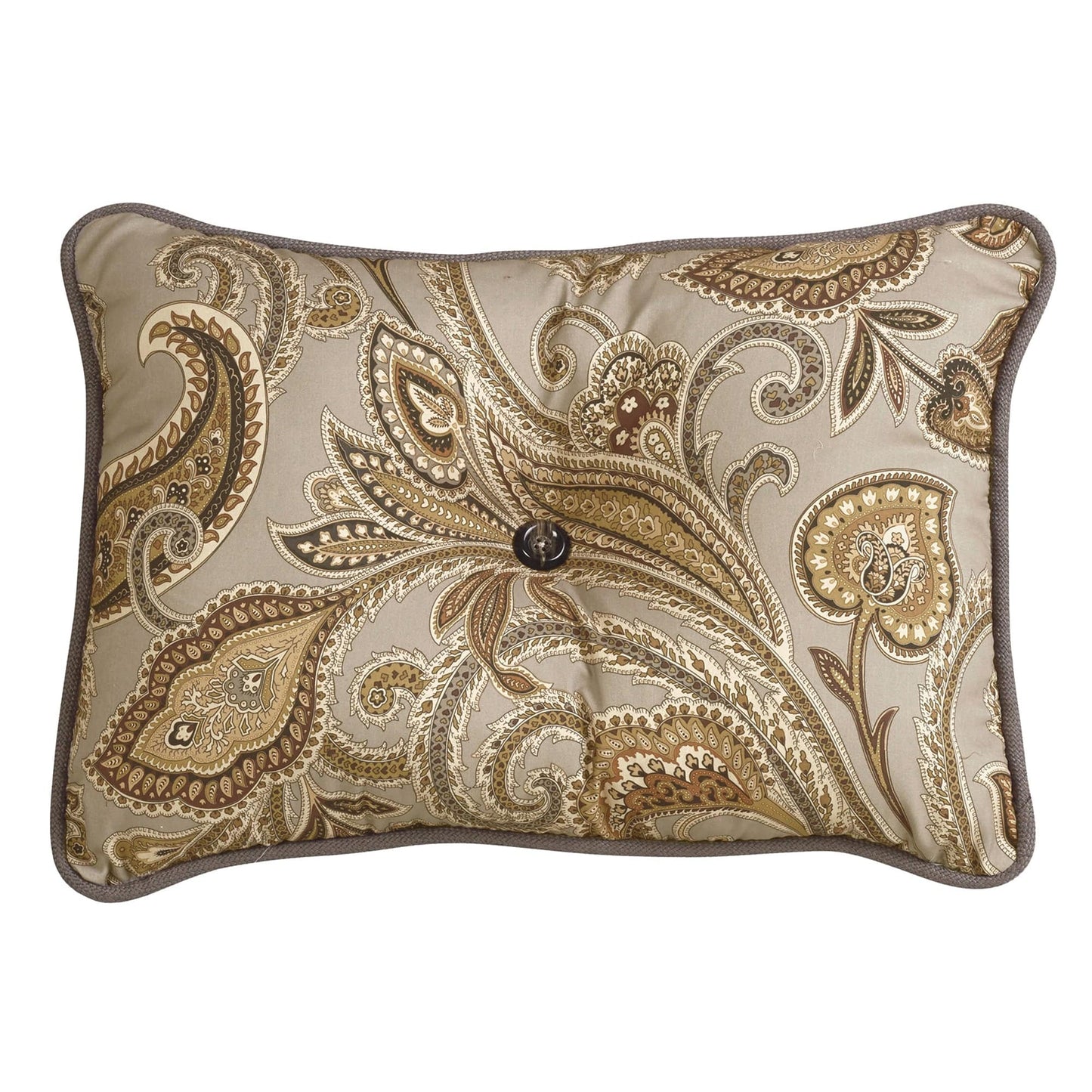 Piedmont Paisley Tufted Lumbar Pillow