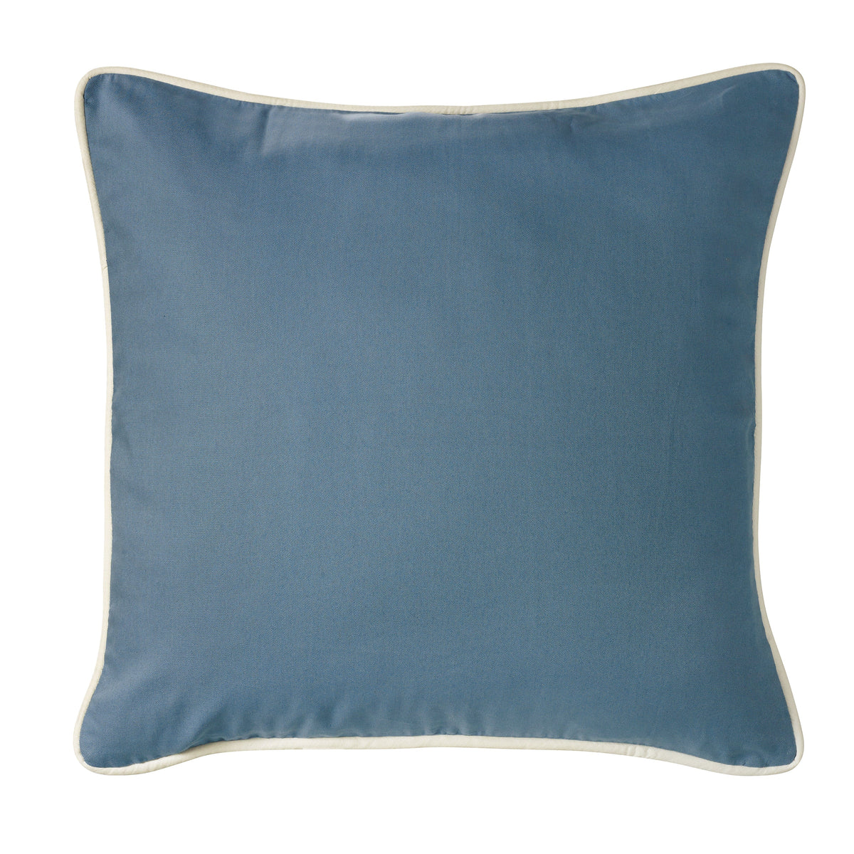 Monterrey Blue & White Piping Euro Sham