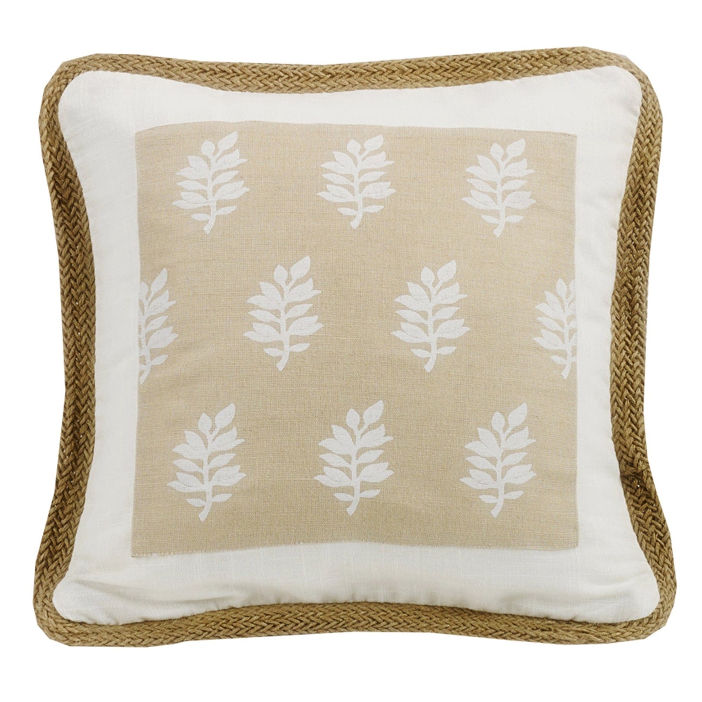 Newport Trim & Framed Throw Pillow